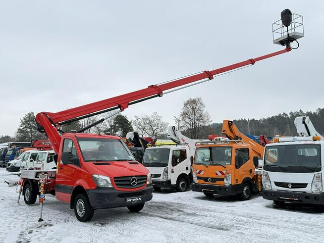 Mercedes Sprinter Podnośnik Koszowy 23m GSR B230T Zwyżka Palfinger Ruthmann Wumag P7