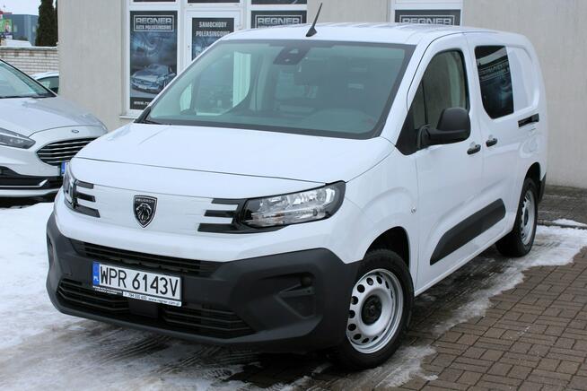 Peugeot Partner Długi FV23% Nawigacja Virtual Parktronic Tempomat Gwarancja