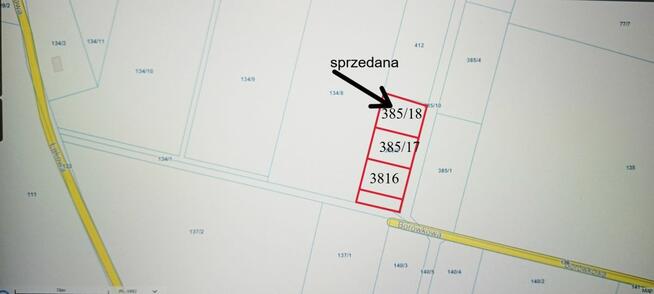 Działka budowlana Gowino gm. Wejherowo, Borówkowa