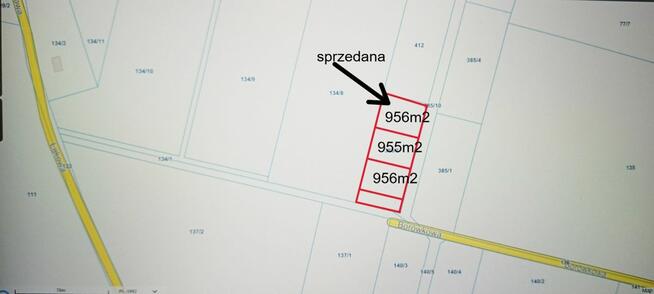 Działka budowlana Gowino gm. Wejherowo, Borówkowa