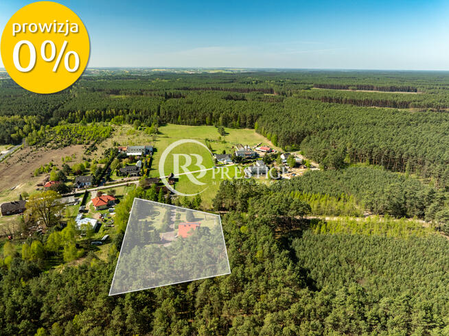 Dom z prywatnym lasem Obelzanki gm. Wronki