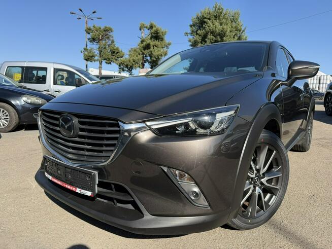 Mazda CX-3 Klimatronic, Podgrz. fotele, Nawigacja, Hak, Head-Up, Skóra