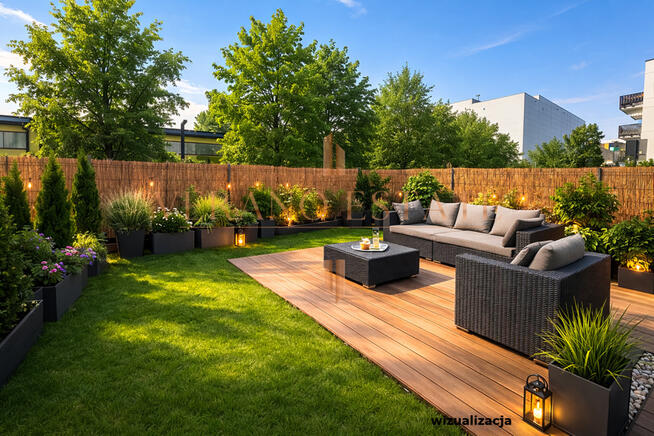 Nowoczesne 2 pokoje | ogród 100 m² | Enclave