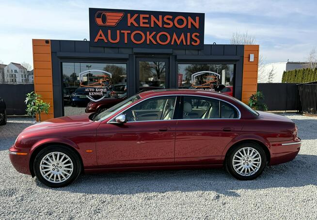 Jaguar S-Type Zadbany niski oryginalny przebieg 46 Tyś. Km, Skórzana tapicerka