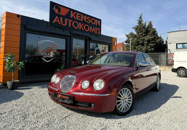 Jaguar S-Type Zadbany niski oryginalny przebieg 46 Tyś. Km, Skórzana tapicerka