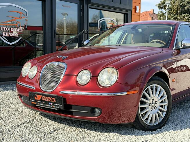 Jaguar S-Type Zadbany niski oryginalny przebieg 46 Tyś. Km, Skórzana tapicerka