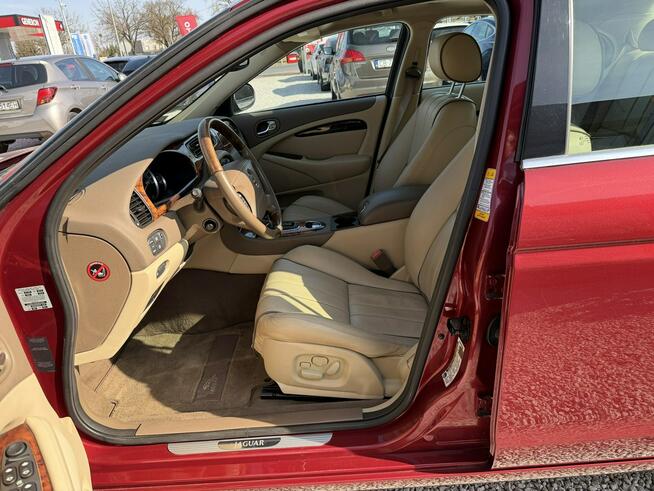 Jaguar S-Type Zadbany niski oryginalny przebieg 46 Tyś. Km, Skórzana tapicerka