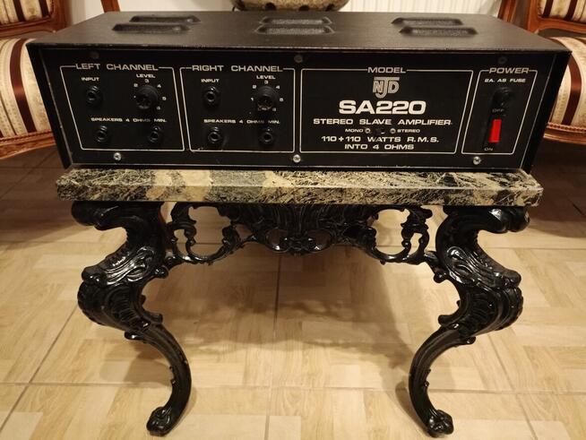 Zabytkowy Wzmacniacz NJD SA220 4 Ohm Vintage