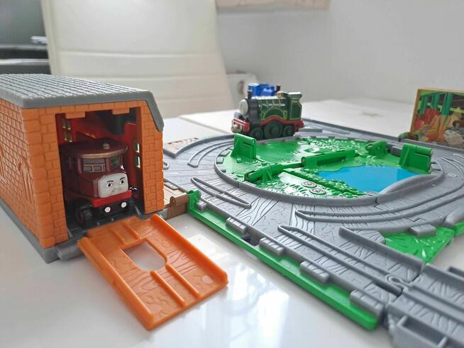 MEGA kolekcja Tomek i Przyjaciele tory, lokomotywy wagoniki