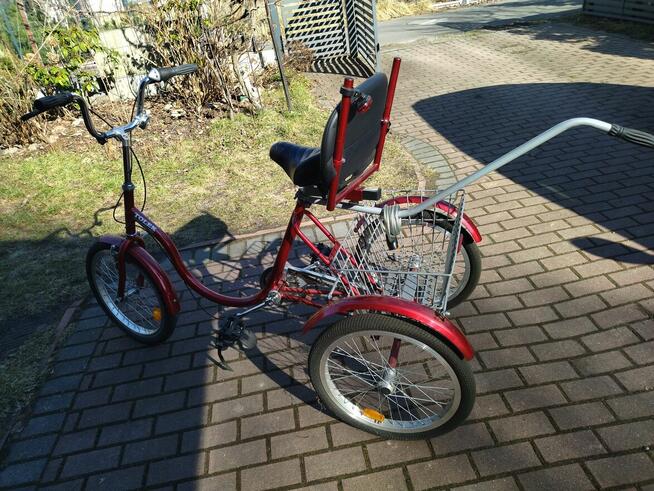 Rower trzykołowy Tolek rehabilitacyjny dla niepełnosprawnych