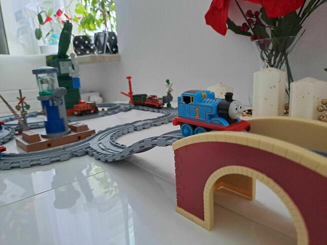 MEGA kolekcja Tomek i Przyjaciele tory, lokomotywy wagoniki