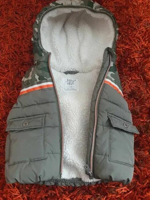 Kamizelka bezrękawnik na misiu khaki moro Fred Flo