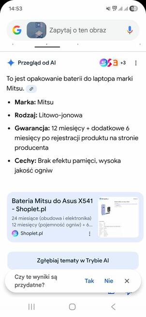 Sprzedam baterie do laptopa