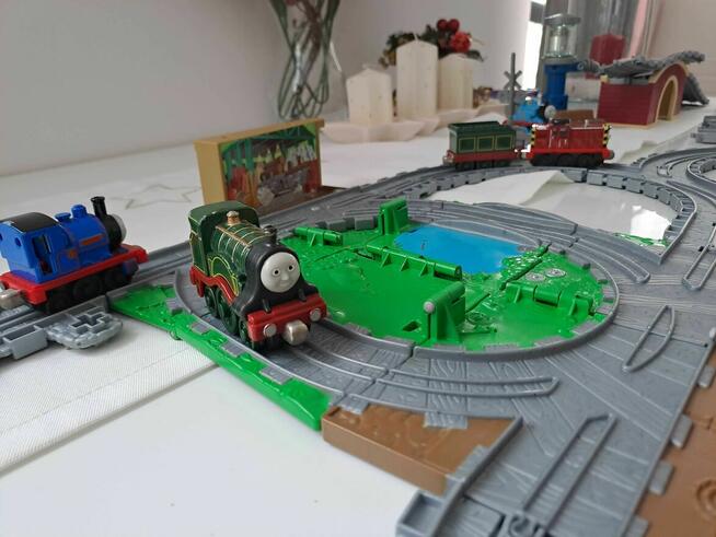 MEGA kolekcja Tomek i Przyjaciele tory, lokomotywy wagoniki