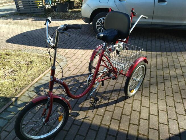 Rower trzykołowy Tolek rehabilitacyjny dla niepełnosprawnych