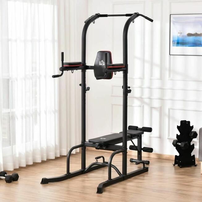 atlas z drążkiem do podciągania wielofunkcyjna stacja do dip