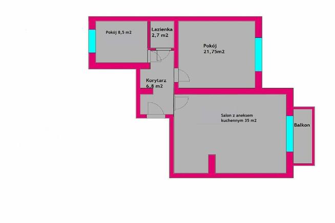 Sprzedam mieszkanie z balkonem, Konin