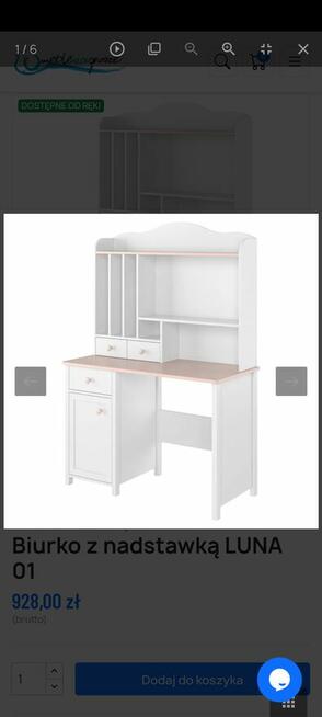 Komplet mebli dla dziewczynki LUNA