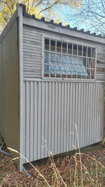 kontener, melamina , zaplecze budowy w Dąbrowie Górniczej