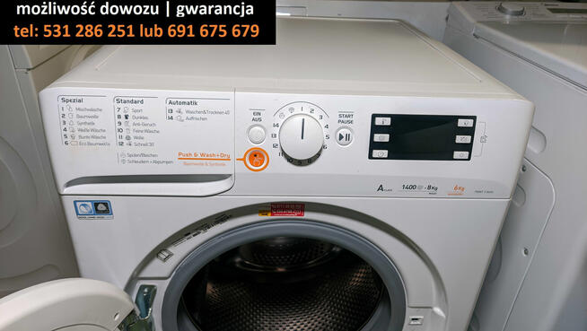 Pralko-suszarka Privileg - wsad 8/6 kg