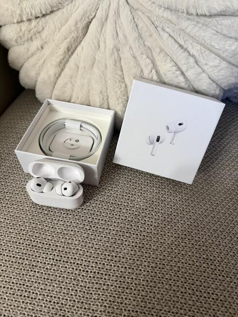 Słuchawki dokanałowe APPLE AirPods Pro 2 ANC Biały (Etui z U