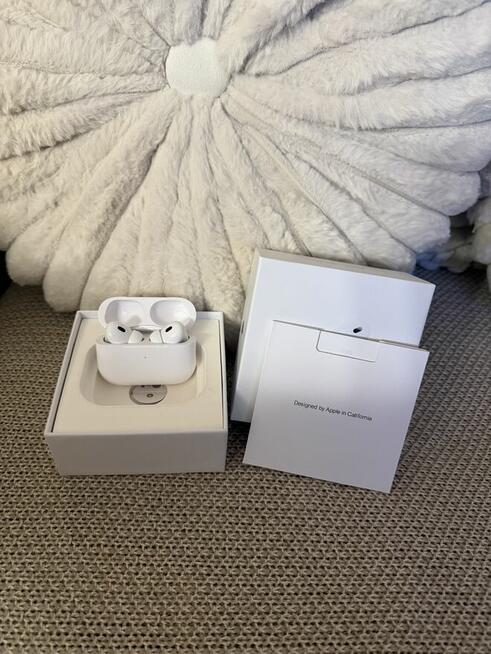 Słuchawki dokanałowe APPLE AirPods Pro 2 ANC Biały (Etui z U