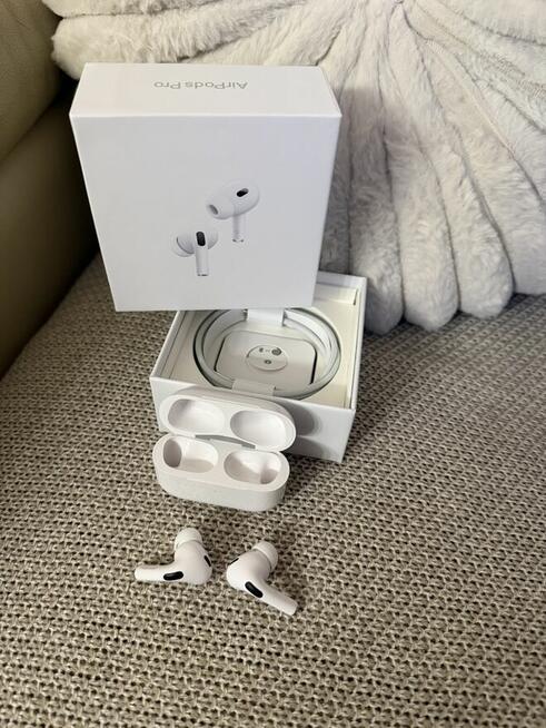 Słuchawki dokanałowe APPLE AirPods Pro 2 ANC Biały (Etui z U