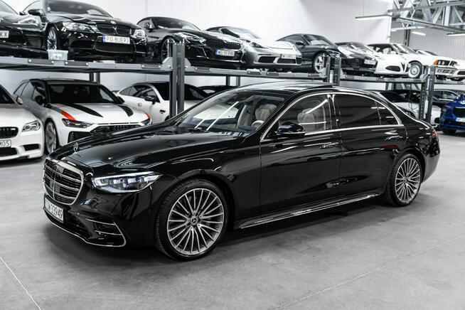Mercedes S 450 d 4Matic Long. Skrętna oś, Webasto, Digital Light, Burmester 3D.
