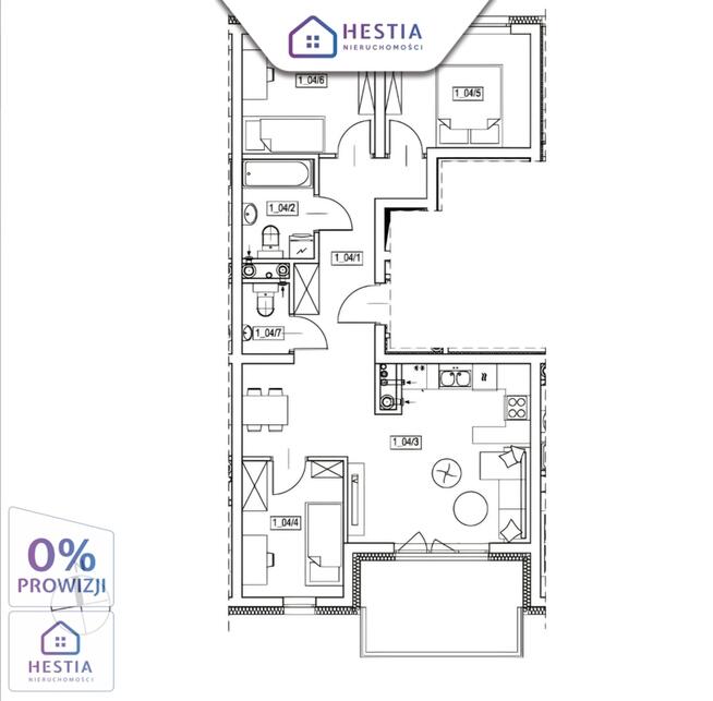 Nowe 4 pokojowe do wykończenia !