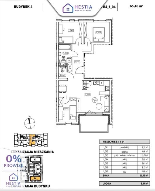 Nowe 4 pokojowe do wykończenia !