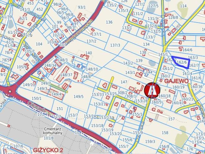 Działka budowlana Gajewo gm. Giżycko