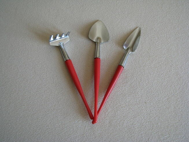 Mini narzędzia ogrodnicze do doniczek, pikowania, bonzai