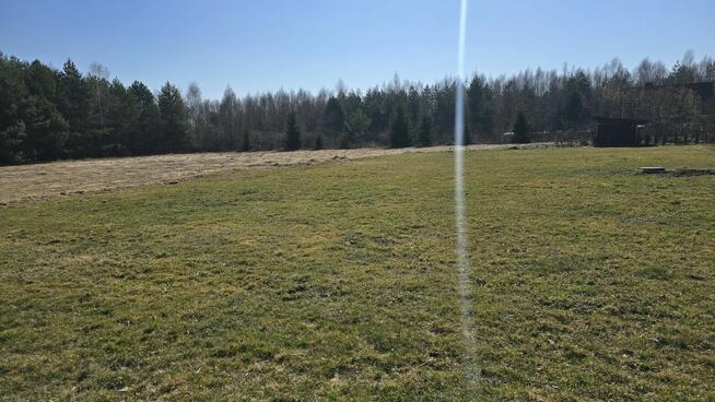 Działka budowlana szeroka długa pod lasem 2.200m