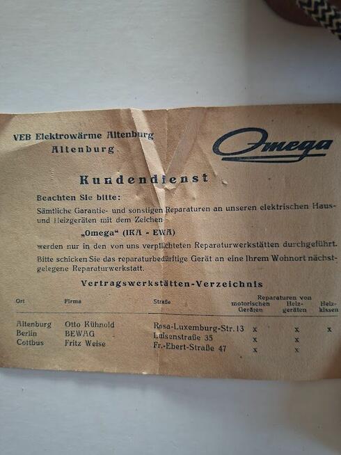 Żelazko turystyczne -sprawne kolekcjonerskie