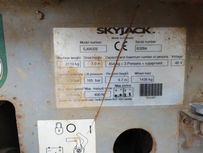 PAKIET - 3 podnośniki nożycowe SkyJack SJ6832 za 75000 netto