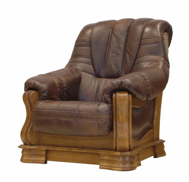 Patrycja – zestaw wypoczynkowy 100% skóra naturalna, dąb