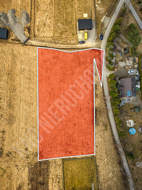 Budzów budowlana działka 3550 m2-idealna pod domy!