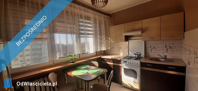 Duża, jasna kawalerka 34 m2, balkon, 9 piętro, winda, wolne od zaraz