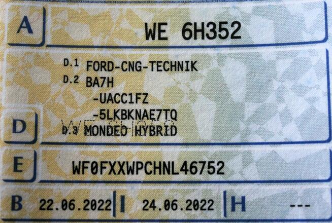 Ford Mondeo SW SalonPL Navi Kamera Pakiety FV23% 187KM DynamicLED Hybrid Automat