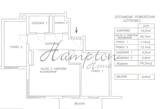 Mieszkanie Warszawa gm. Mokotów Mokotów, Jana Pawła Woronicza