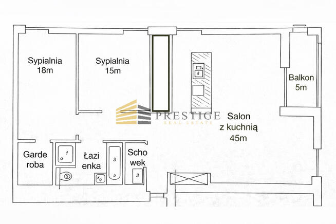 Apartament 95m2 na Miasteczku Wilanów