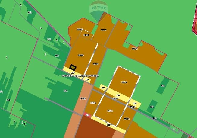 W połowie ogrodzona działka