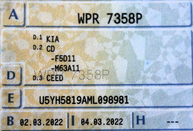 Kia Cee'd Gwarancja Fabryczna SalonPL FV23% 1.6CRDi 136KM Tempomat Parktronic