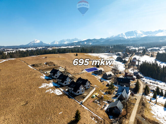 Działka budowlana Zakopane widok, spokojna okolica