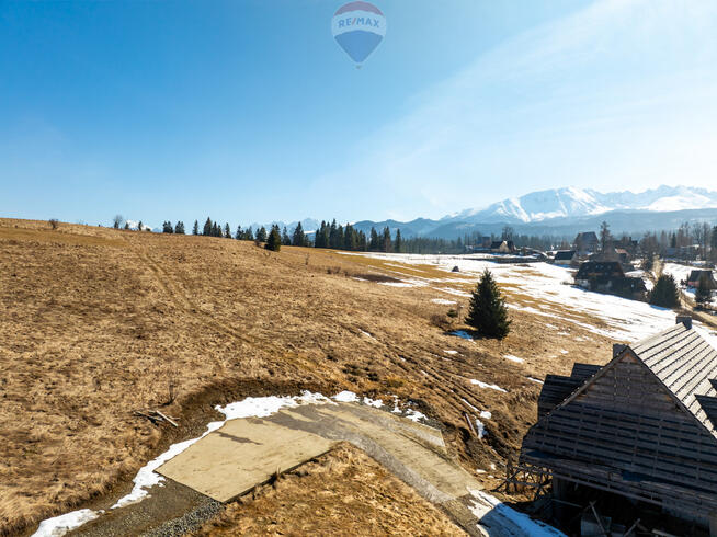 Działka budowlana Zakopane widok, spokojna okolica