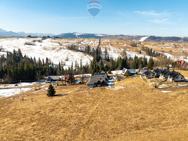 Działka budowlana Zakopane widok, spokojna okolica