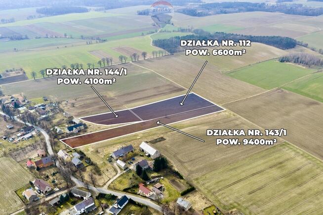Trzy działki rolne (20.100 m²) + opcjonalnie dom