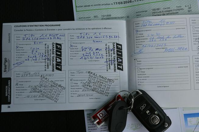 Fiat Tipo 1.6 Diesel Serwisowany LED Kamera Navi Klimatronik 175 tys.km