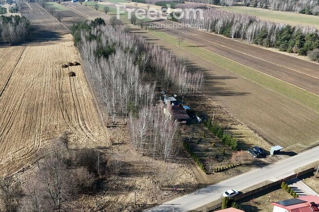 Duża, zadrzewiona działka w Górach, gm. Jakubów