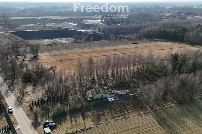 Duża, zadrzewiona działka w Górach, gm. Jakubów